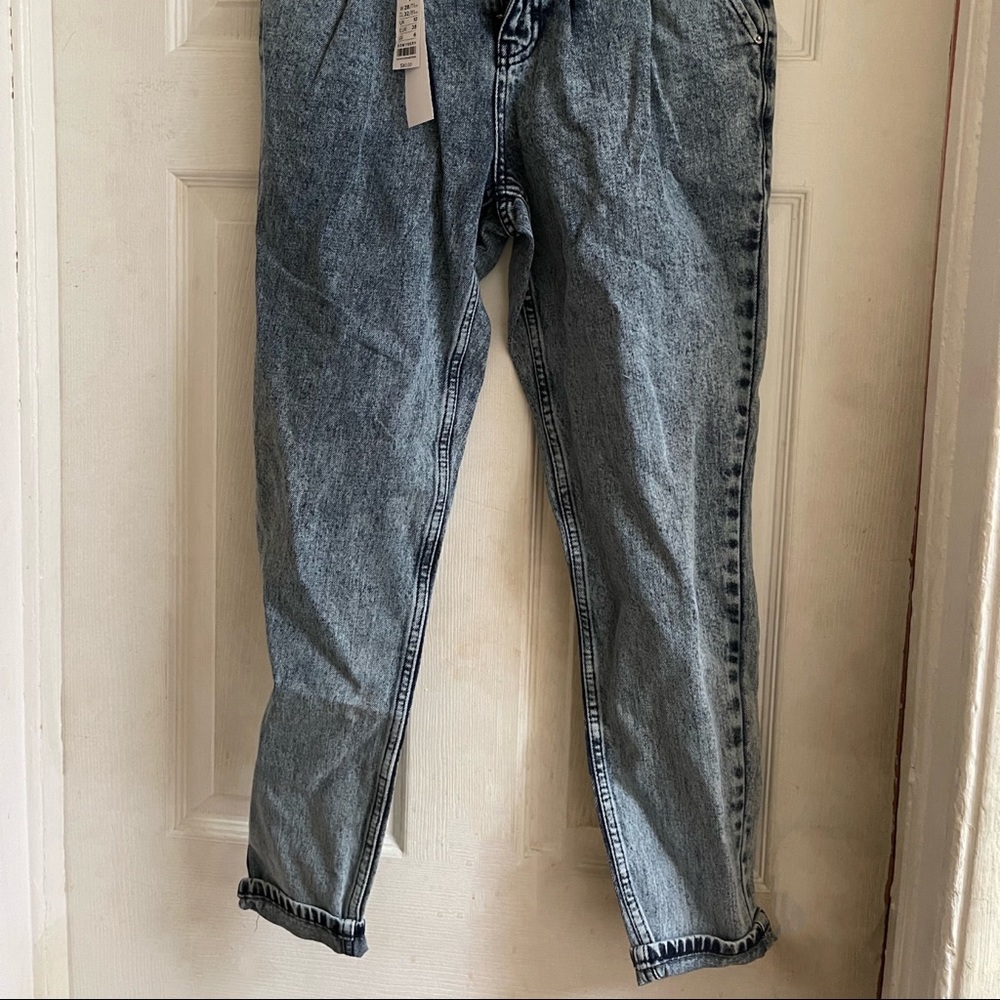 Top Shop High Waisted Mom Jeans - Picture 3 of 5